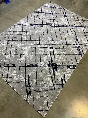 5x7fts Grey Turkey Center Rug(4x6,7x10 Available)