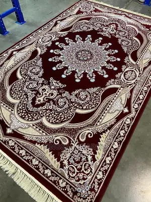 5x7fts Wine Arabian Center Rug(3x5,4x6,7x10,Available)