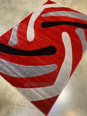 5x7fts Red and Grey Turkey Center Rug(3x5,4x6,7x10,Available)