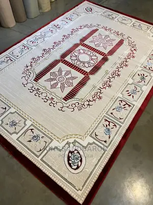 5x7fts Beige and Wine Turkey Center Rug(3x5,4x6,7x10,Available)