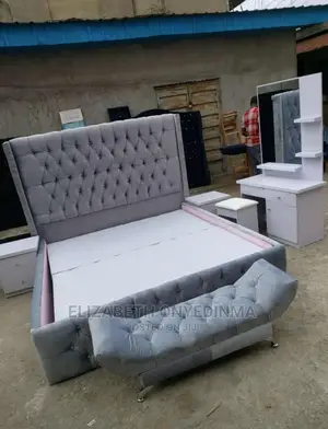 6ft by 6ft Padded Bedframe