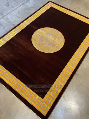 5x7fts Wine and Gold Turkey Center Rug(3x5,4x6,7x10,Available)