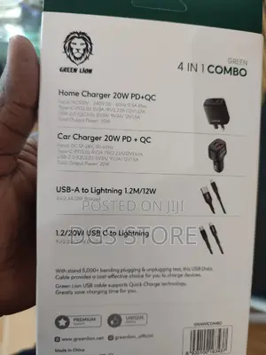 Green Lion 4 in 1 Combo Charger