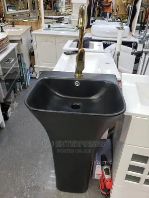 Standing Wash Hand Basin (Black Color)