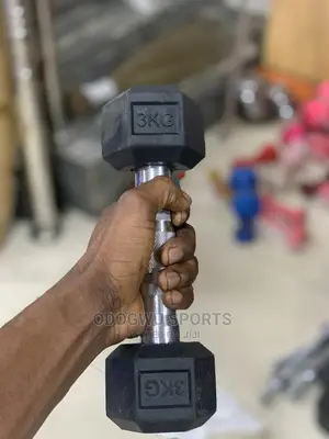 3kg Hexagonal Dumbel