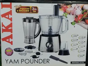Akai 3 Liter Jar Yam Pounder