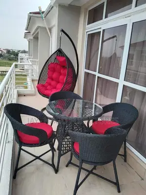 Royal Basket Chair And Table And Swinging Chair