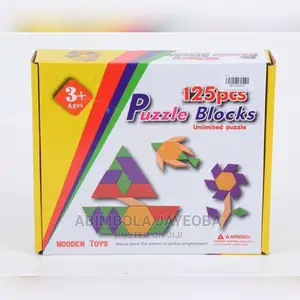 Children 125 Grain of Building Blocks Seven-Piece Puzzle