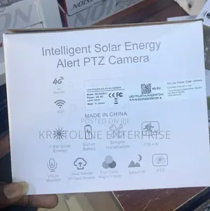 Intelligent Solar Energy Alert Ptz Camera