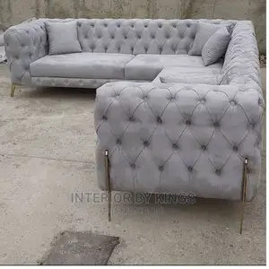 U-Shaped Chesterfield Sofa Can Cme in Colors of Your Choice