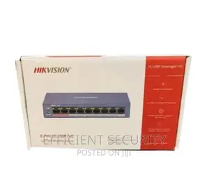 Hikvision 8 Port Fast Ethernet Poe Switch