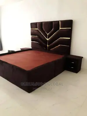 6 by 6 Padded Bed Frame