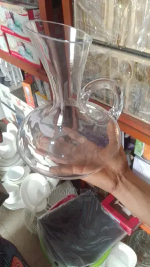 Transparent Glass Bottle - Decorative Jar