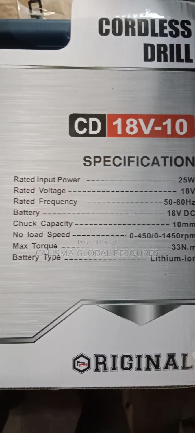 Drilling Machine Battery