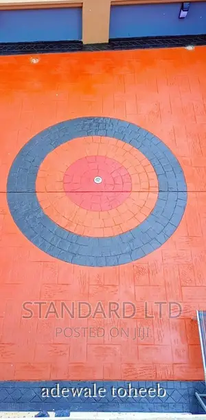 Standard American Stamp Concrete Floor