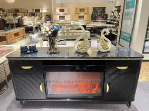 New Modern Royal Fireplace TV Stand