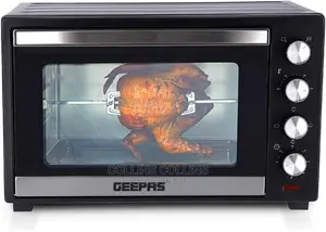 Geepas Mini Oven and Grill Electric Oven With Rotisserie