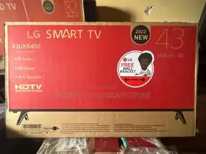LG 43 Inches Smart Original Tv With Free Wall Bracket