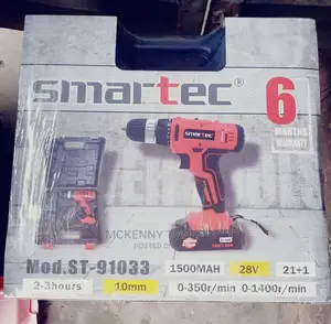 Smartec Cordless Lithium Battery Drill 28v