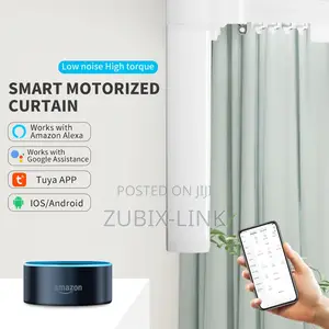 Wifi Smart Curtain Whole Set ( Rail +Motor +Remote Controlle