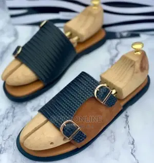 Vipp:Hand Made Basket Suede Male Leather Slippers