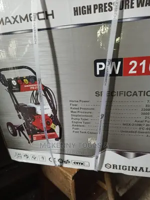Gasoline High Pressure Wash Bpw-2109 Maxmech Power: 7.0hp