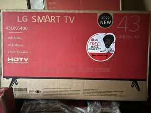 43 Inches Smart LG TV With Free Wall Bracket