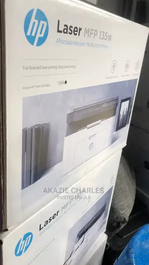 Hp Laser MFP 135w All in One Multifunctional Printer.