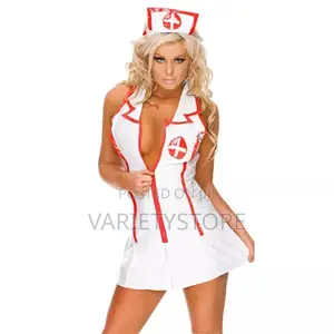 Nurse Uniform Costume Adult Women Outfit Charming Dress
