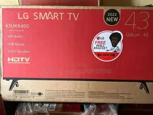 Lg 43 Inches Tv Smart With Warranty and Free Wall Bracket