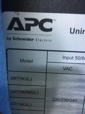 Apc Smart-ups On-line, 5kva, 230v