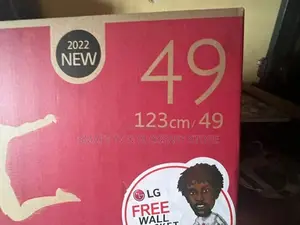 LG TV 49 Inches Smart With Free Wall Bracket