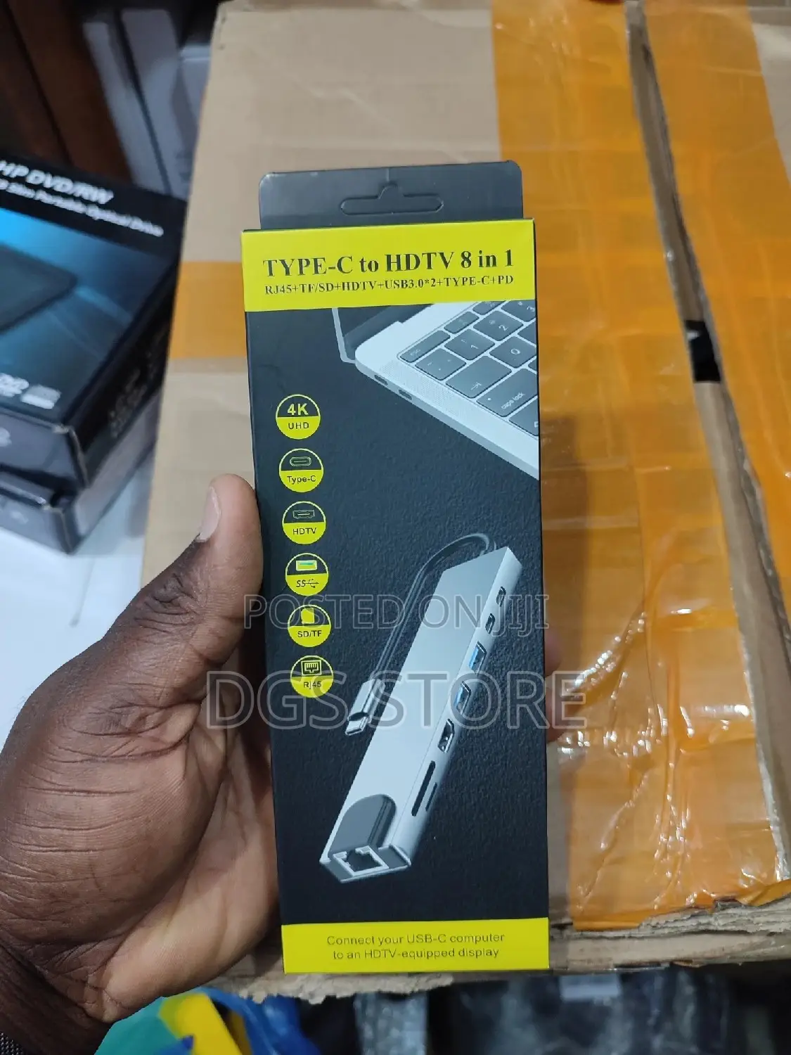 Type C to HDTV 8in1 Hub