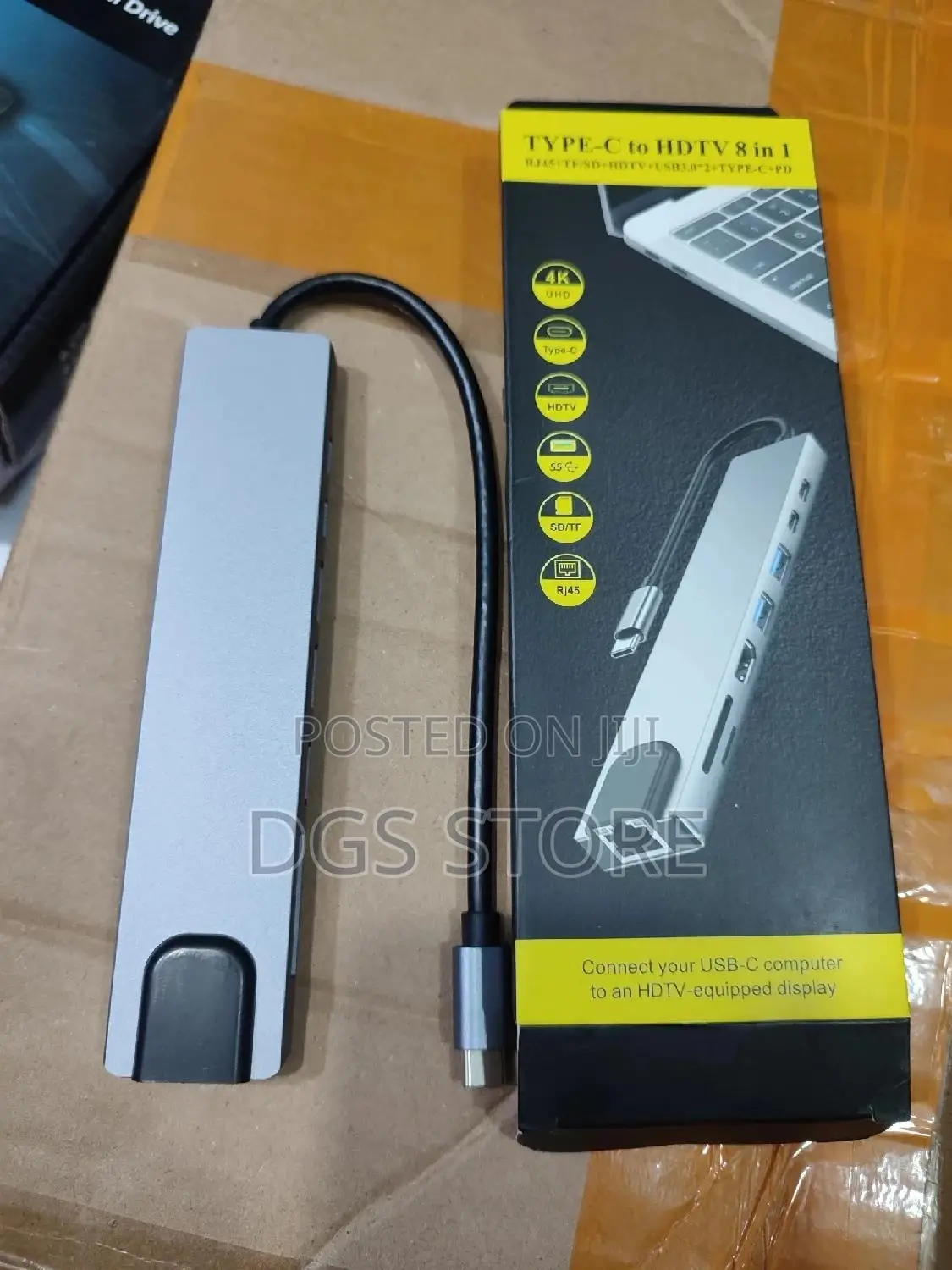 Type C to HDTV 8in1 Hub
