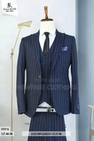 Exclusive 3pcs Turkish Suit + Free Premium Tie or Metal Cuff