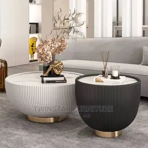 New Modern Set of Table With Marble Top