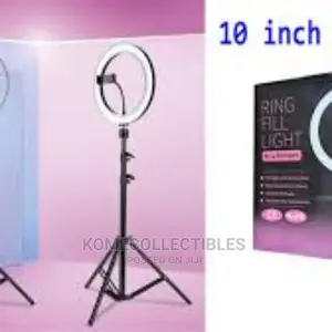 10 Inches Ringlight With Phone Holder and Tripod Stand
