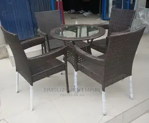 Foreign Outdoor Table With Chairs.