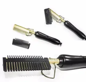 Hot Comb Straightener Brush Electric Styling Brush Comb