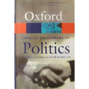 Oxford Concise Dictionary of Politics