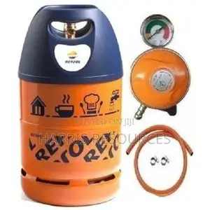 Repsol 12.5kg Gas Cylinder,Regulator, Hose Clips