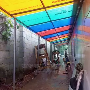 Polycarbonate Danpalon Skylightplastic Rain Sun Shade Canopy