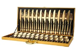 36pcs Knife Spoon Fork With Git Box