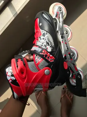 Red Skate Boot