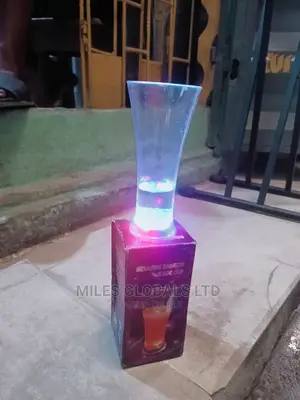 Inductive Glass Rainbow Colour Cup With (Multicolour)