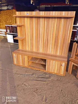 Tv Console and 4 Side Stool