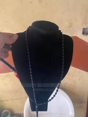 Big Black Jewelry Display Neck Stand