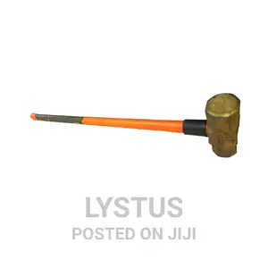 6 Lb. Pro-Tech Brass, Non-Spark Hammer With 24" Fiberglass H