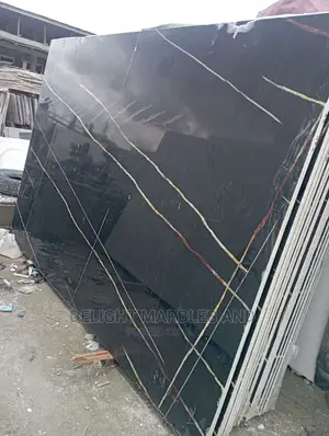 Absolute Black Stripe Marble