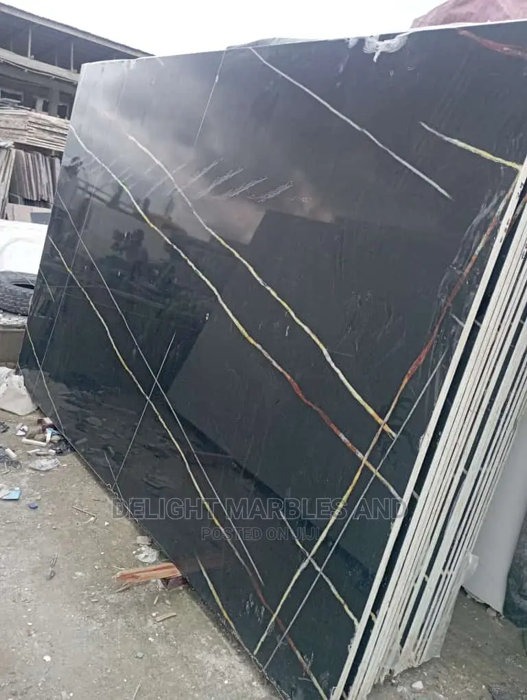 Absolute Black Stripe Marble